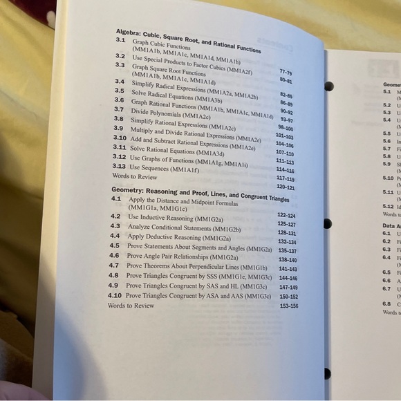 Mathematics 1 Georgia Notetaking Guide Transparencies McDougal Littell Book - Picture 6 of 16